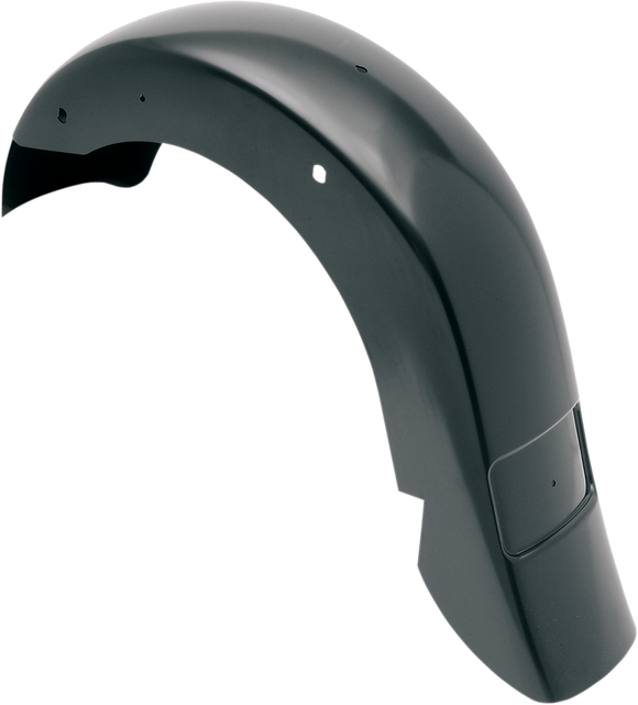 KLOCK WERKS WFB* Benchmark Stretched Rear Fender - Frenched - Black - Steel KWF-01-0121