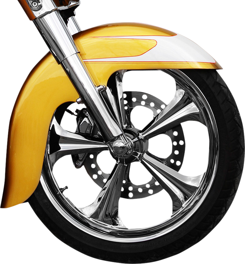 KLOCK WERKS WFB* Benchmark Front Fender - Steel - Black - 21" KWF-01-0101