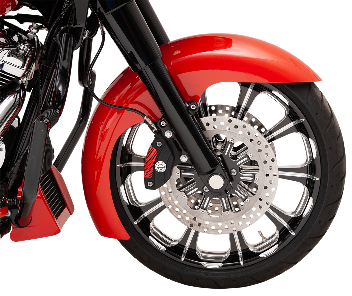 KLOCK WERKS Level Fender Kit - Front - Black - 16"-19" KWF-01-0112-2014