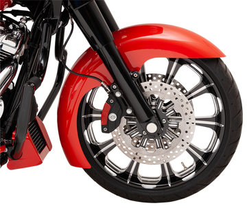 KLOCK WERKS Level Fender Kit - Front - Black - 16"-19" KWF-01-0112-2014