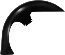 KLOCK WERKS Level Front Fender Kit - For Raked Frames - Black - Steel - 26" KWF-01-0250