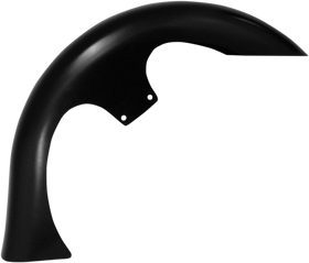 KLOCK WERKS Slicer Front Fender Kit - For Raked Frames - Black - Steel - 26" KWF-01-0251