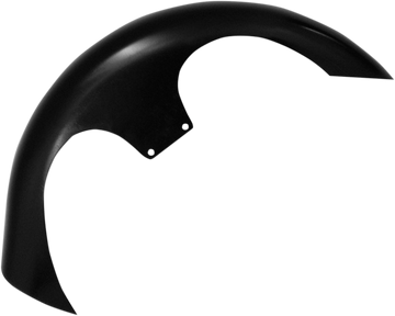 KLOCK WERKS Shank Front Fender Kit - For Raked Frames - Black - Steel - 26" KWF-01-0261