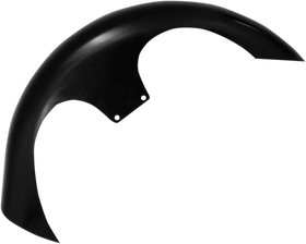 KLOCK WERKS Shank Front Fender Kit - For Raked Frames - Black - Steel - 26