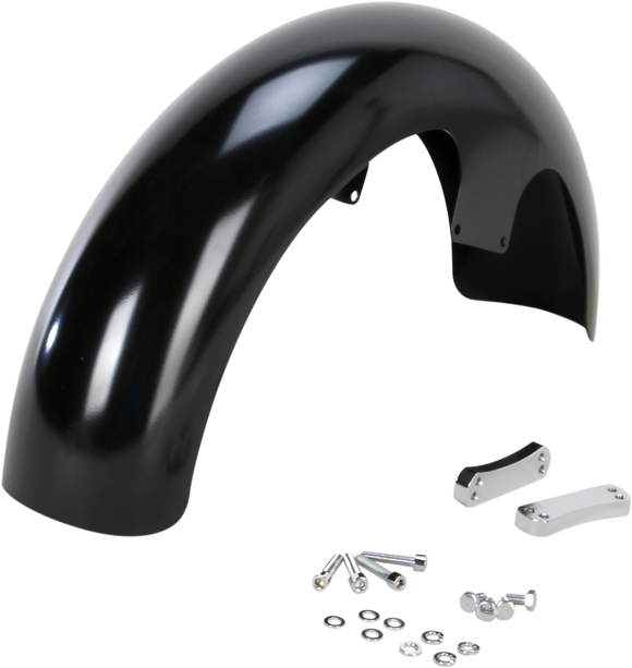 KLOCK WERKS Wrapper Fender Kit - Front - Black - 16"-19" KWF-01-0104-2014