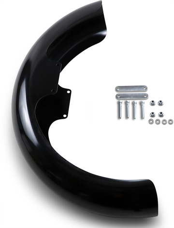 KLOCK WERKS Front Fender - Wrapper - Black - 19" KWF-02-0517