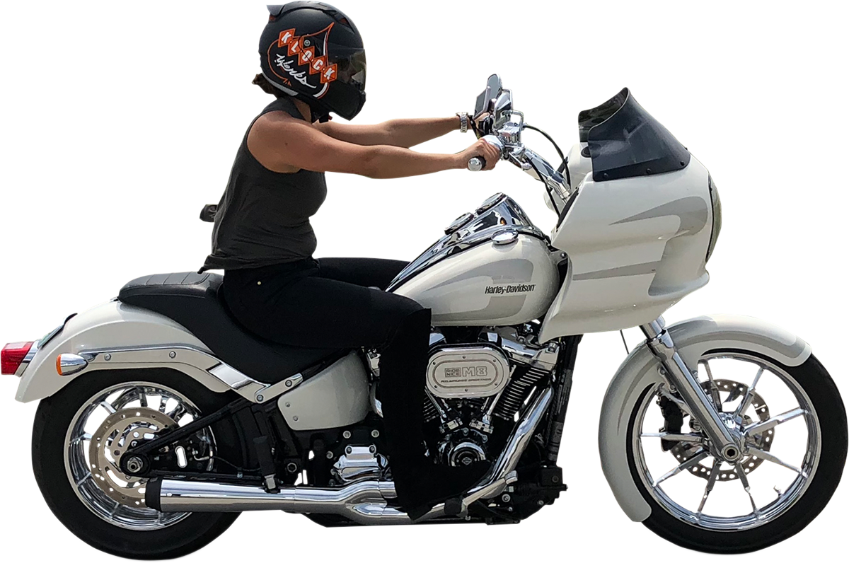 KLOCK WERKS Wrapper Front Fender Kit - w/ Satin Blocks - Steel - 19" KWF-02-0491