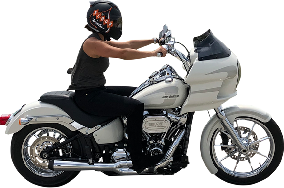 KLOCK WERKS Wrapper Front Fender Kit - w/ Satin Blocks - Steel - 19" KWF-02-0491