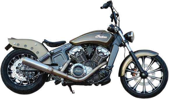 KLOCK WERKS Outrider Front Fender - E-Coated - 16"-19" - Indian Scout KWF-04-0339