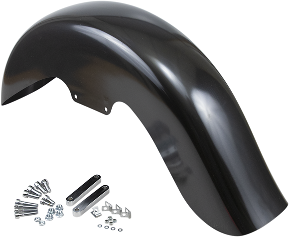 KLOCK WERKS Front Fender - E-Coating Black - 21" - Indian/Chief KWF-04-0404
