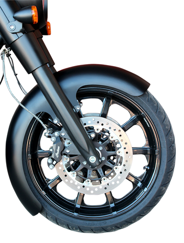 KLOCK WERKS Wrapper Front Fender - Black - Steel - 16"-19" KWF-04-0468
