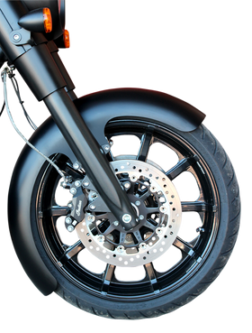 KLOCK WERKS Wrapper Front Fender - Black - Steel - 16