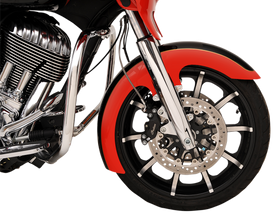 KLOCK WERKS Slicer Front Fender - Black - Steel - 16"-19" KWF-04-0460