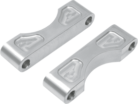 KLOCK WERKS Hugger Front Fender Mounting Blocks - For 21" Wheels - Satin KWFS-01-0102