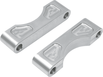 KLOCK WERKS Hugger Front Fender Mounting Blocks - For 21" Wheels - Satin KWFS-01-0102