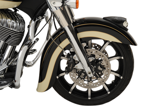KLOCK WERKS Front Fender - E-Coating Black - 16"-19" - Indian/Chief KWF-04-0400