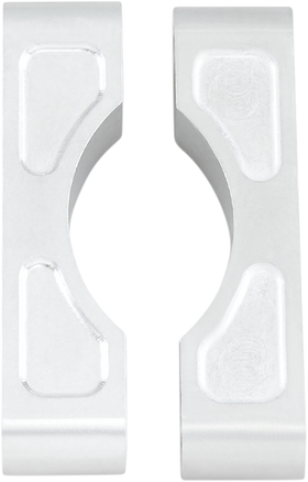 KLOCK WERKS Hugger Front Fender Mounting Blocks - For 16"/17"/18"/19" Wheels - Satin KWFS-01-0103