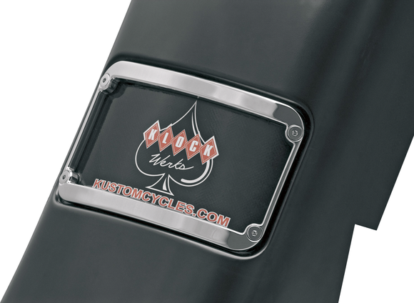 KLOCK WERKS License Plate Frame - Chrome KWS-01-0082-C