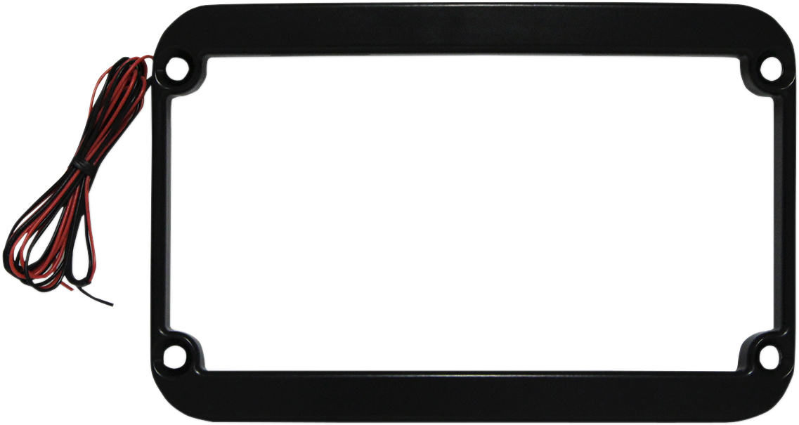 KLOCK WERKS License Plate Frame - LED - Black KWS-01-0088-B