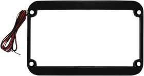 KLOCK WERKS License Plate Frame - LED - Black KWS-01-0088-B