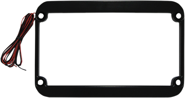 KLOCK WERKS License Plate Frame - LED - Black KWS-01-0088-B