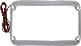 KLOCK WERKS License Plate Frame - Lighted - Chrome KWS-01-0089