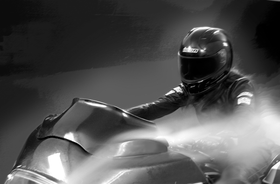 KLOCK WERKS Flare* Windshield - 6-1/2" - Black - '86-'95 FLHT KWW-01-0196