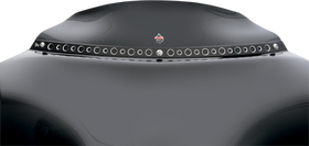 KLOCK WERKS Flare* Windshield - 3-1/2" - Black - '96-'13 FLHT KWW-01-0204