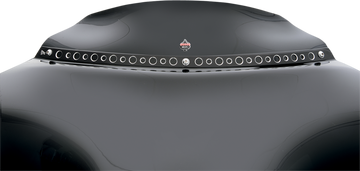 KLOCK WERKS Flare* Windshield - 3-1/2" - Black - '96-'13 FLHT KWW-01-0204