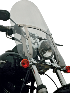 KLOCK WERKS Flare* Windshield - 18" - Clear - FXDWG KWW-02-0223