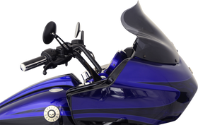 KLOCK WERKS Flare* Windshield - 12" - Dark Smoke - '96-'13 FLTR KWW-01-0232