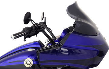 KLOCK WERKS Flare* Windshield - 12" - Dark Smoke - '96-'13 FLTR KWW-01-0232