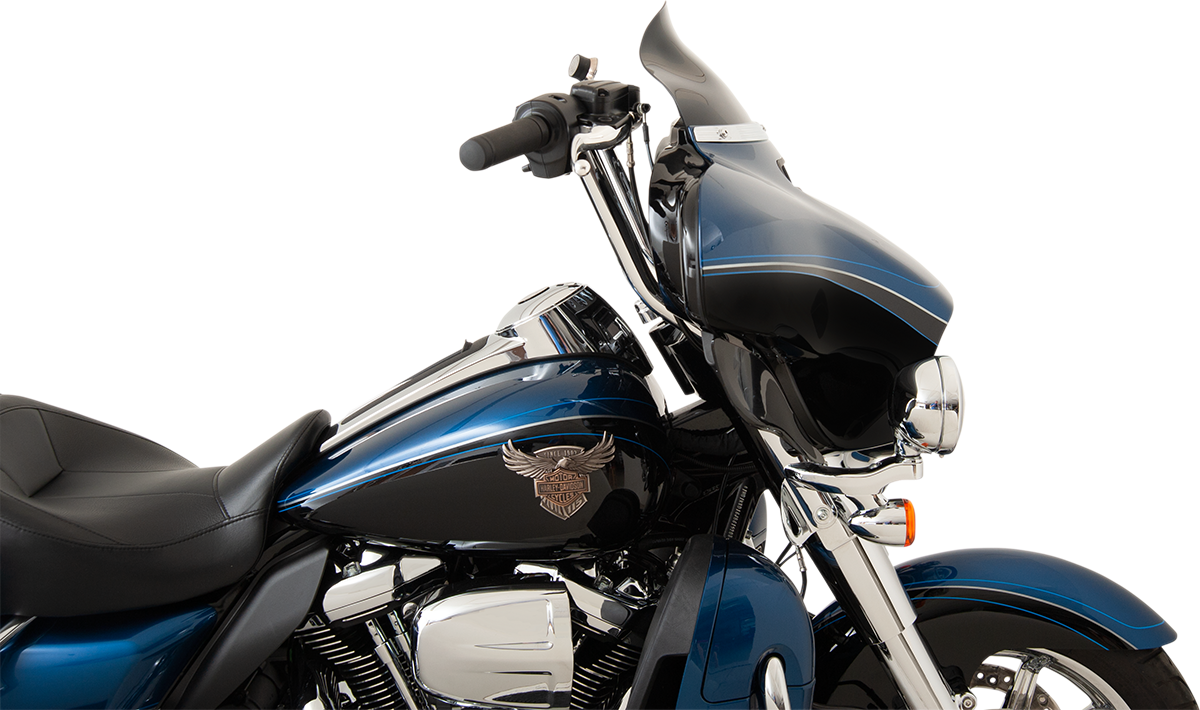 KLOCK WERKS Flare* Windshield - 6-1/2" - Black - '14-'23 FLHT KWW-01-0200-2014