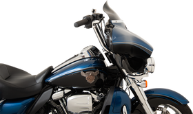 KLOCK WERKS Flare* Windshield - 6-1/2" - Black - '14-'23 FLHT KWW-01-0200-2014