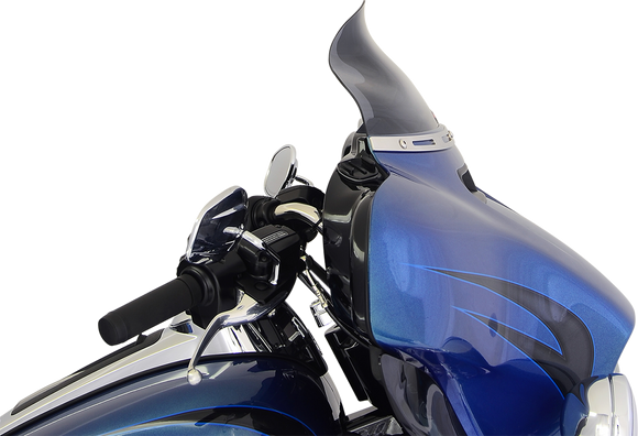 KLOCK WERKS Flare* Windshield - 6-1/2" - Dark Smoke - '14-'23 FLHT KWW-01-0199-2014