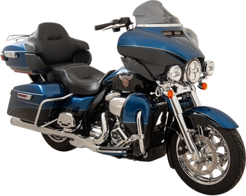 KLOCK WERKS Flare* Windshield - 8-1/2" - Dark - Smoke - '14-'22 FLHT KWW-01-0210-2014