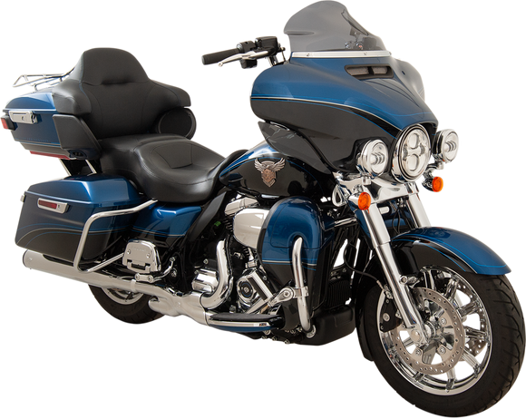 KLOCK WERKS Flare* Windshield - 8-1/2" - Dark - Smoke - '14-'22 FLHT KWW-01-0210-2014