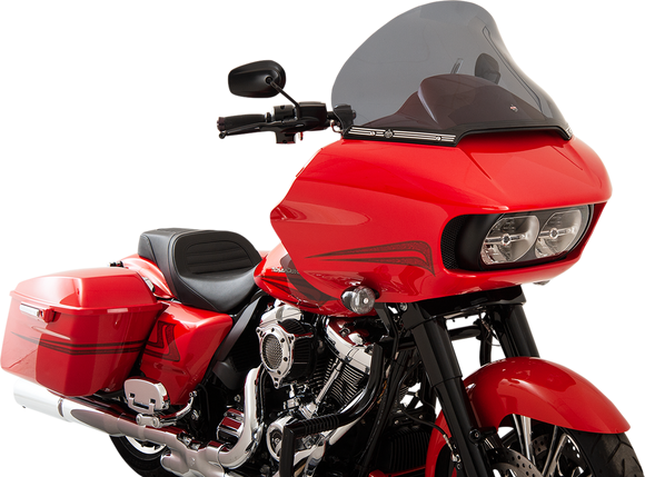 KLOCK WERKS Flare* Windshield - 15" - Dark Smoke - FLTR KWW-01-0315