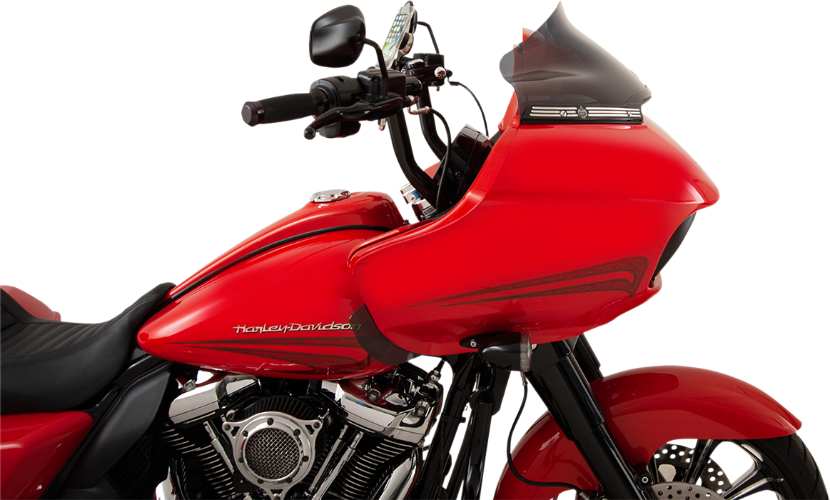 KLOCK WERKS Sport Flare* Windshield - 9" - Dark Smoke - FLTR KWW-01-0326