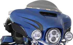 KLOCK WERKS Flare* Windshield - 5" - Dark Smoke - '14-'23 FLH KWW-01-0389