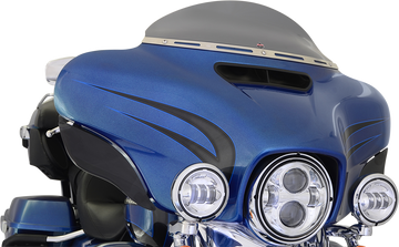 KLOCK WERKS Flare* Windshield - 5" - Dark Smoke - '14-'23 FLH KWW-01-0389
