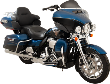 KLOCK WERKS Flare* Windshield - 5" - Black - '14-'23 FLH KWW-01-0319