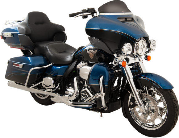 KLOCK WERKS Flare* Windshield - 5" - Black - '14-'23 FLH KWW-01-0319