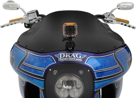 KLOCK WERKS Flare* Windshield - 9" - Black - FXRP KWW-02-0501