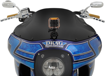 KLOCK WERKS Flare* Windshield - 9" - Black - FXRP KWW-02-0501