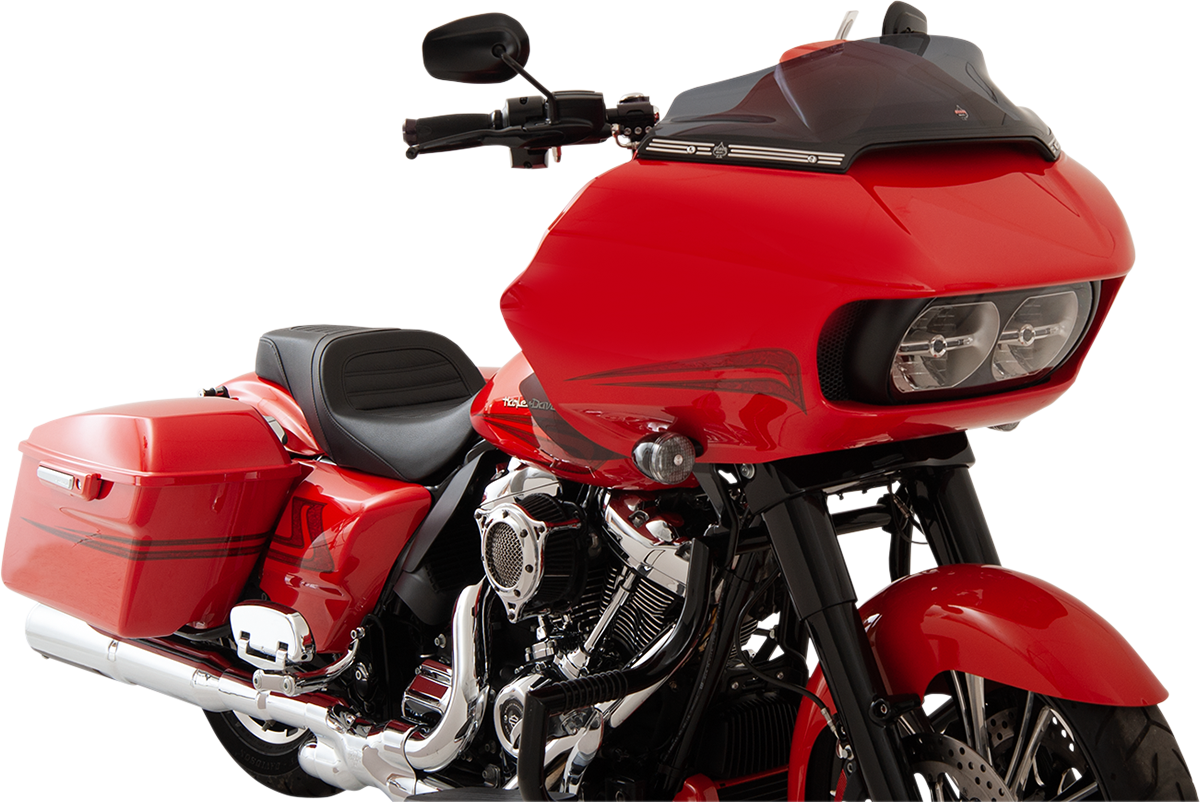KLOCK WERKS Sport Flare* Windshield - 6" - Dark Smoke - FLTR KWW-01-0402
