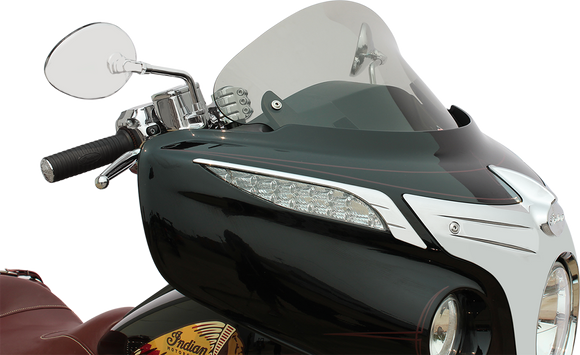 KLOCK WERKS Flare* Windshield - 10" - Short - Tinted - Chief KWW-04-0039