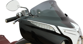 KLOCK WERKS Flare* Windshield - 10" - Short - Dark Smoke - Chief KWW-04-0040