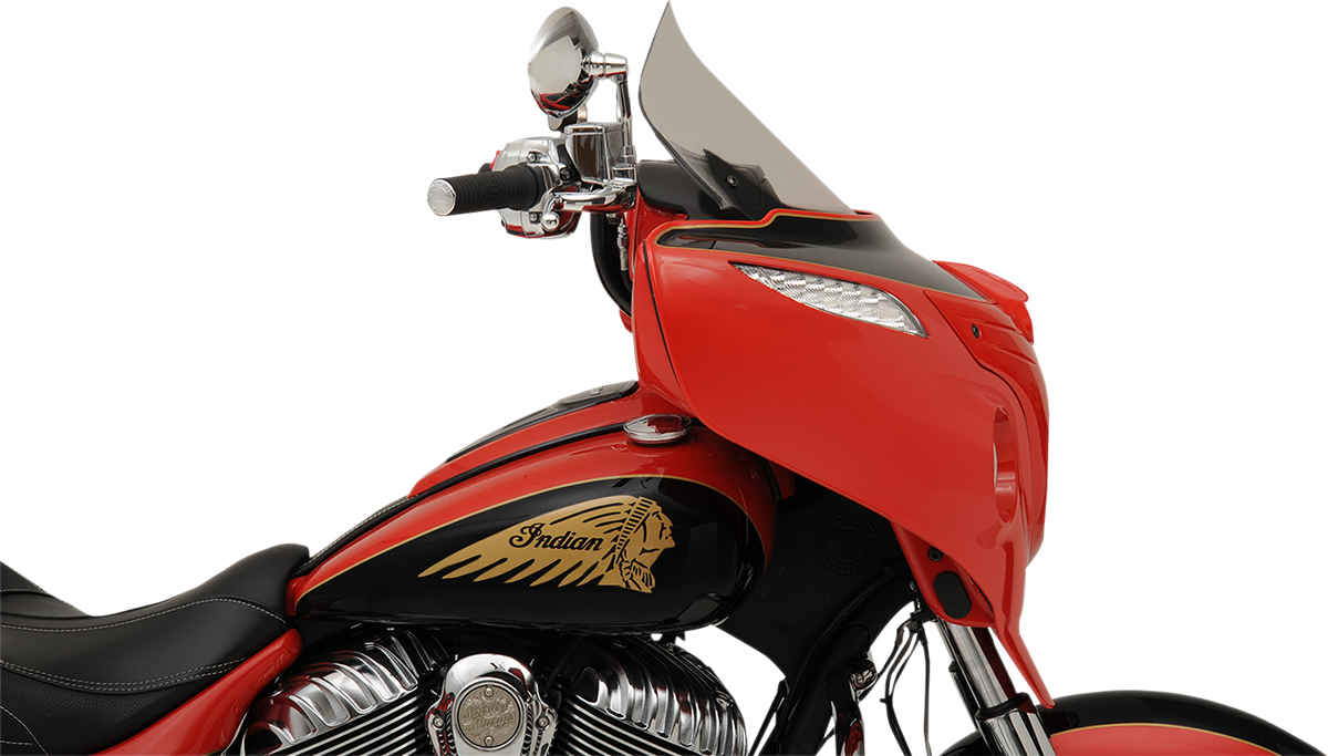 KLOCK WERKS Flare* Windshield - 14" - Tall - Clear - Indian KWW-04-0497