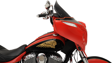 KLOCK WERKS Flare* Windshield - 14" - Tall - Dark Smoke - Indian KWW-04-0498